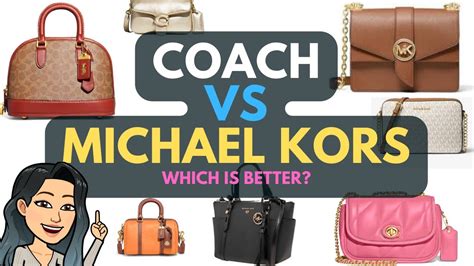 coach vs michael kors bags|coach purses vs Michael Kors.